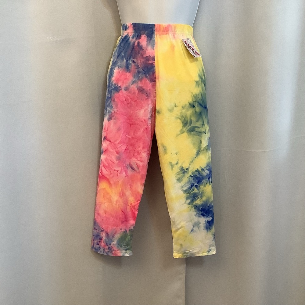 Leggings Capris Cropped Women’s Size 2-10 Vibrations Pattern